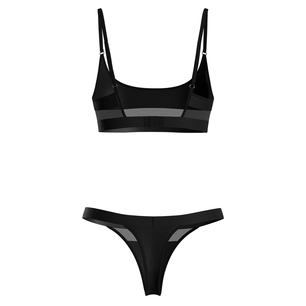 Sabbe Women's Bralette & Thong Set