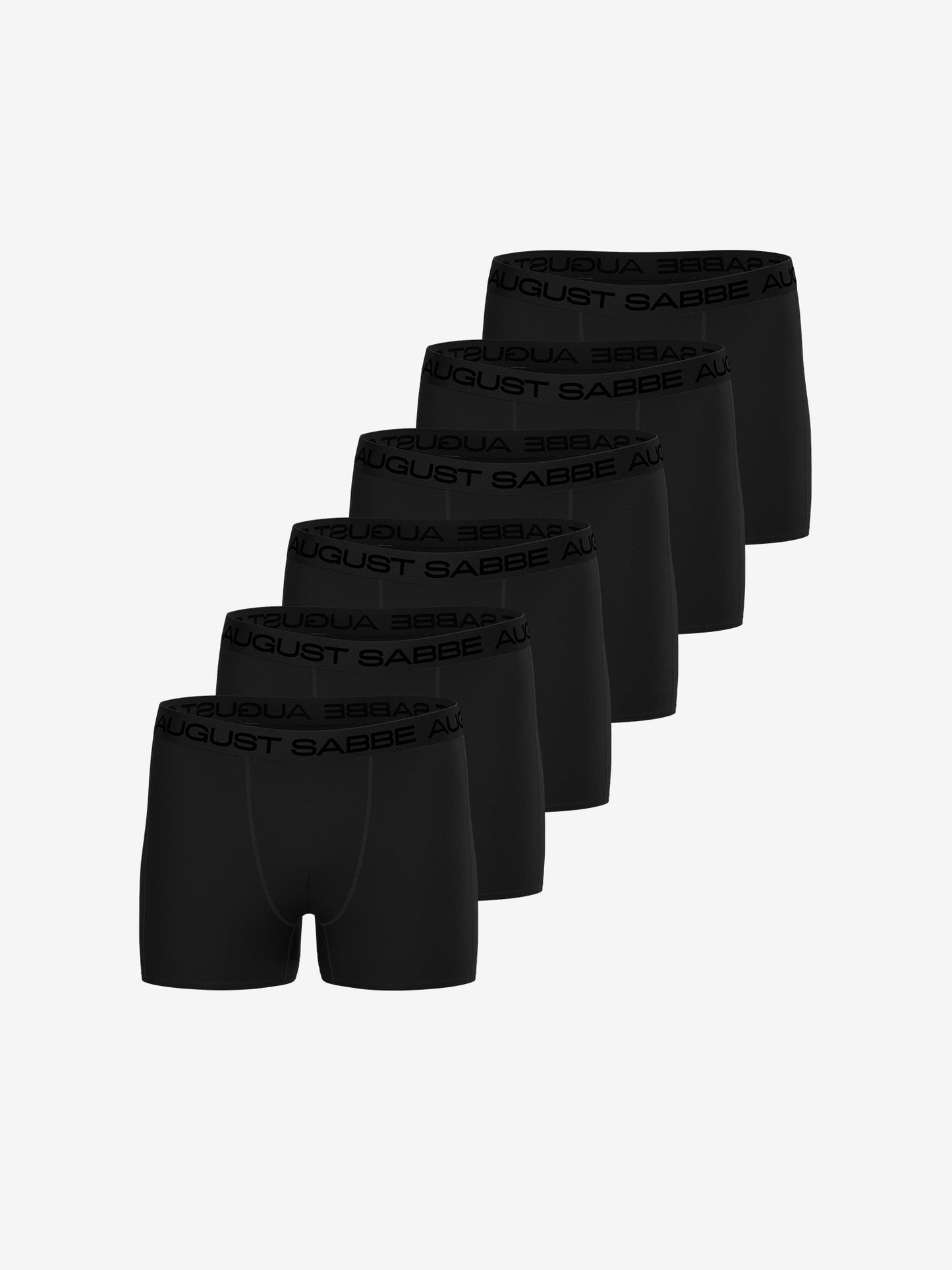 Sabbe Celebration 6-Pack Black Boxer Briefs – Premium Modal
